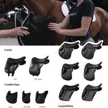 Load image into Gallery viewer, REV Saddle With Saddle Flaps