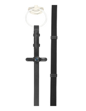 Load image into Gallery viewer, Web Reins Narrow 5 Leather Stops With Hook Studs