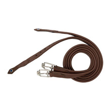 Load image into Gallery viewer, De Luxe Stirrup Leathers Redwood M 145cm
