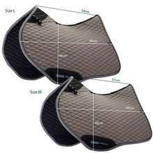 Load image into Gallery viewer, Streamline Lambswool Saddle Pad Jump White Large