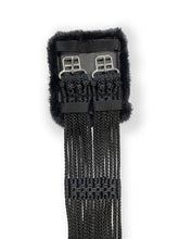 Load image into Gallery viewer, Cord Girth With Padded Buckles Black 55cm
