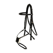 Load image into Gallery viewer, Leitrim 2300 Snaffle Bridle Ebony