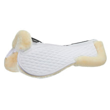 Load image into Gallery viewer, Streamline Lambswool Half Pad Dressage White Large