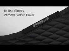 Load and play video in Gallery viewer, Streamline Adjuster Lambswool Saddle Pad Dressage - Pre Order