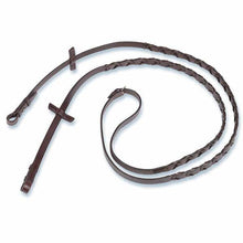 Load image into Gallery viewer, Leather Plaited Reins - Pre Order