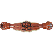 Load image into Gallery viewer, Equi-Soft Girth Western With Detachable Pad Tobacco - Pre Order
