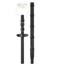 Load image into Gallery viewer, Rubber Reins 3/4" with 9 Stops and Buckle Ends
