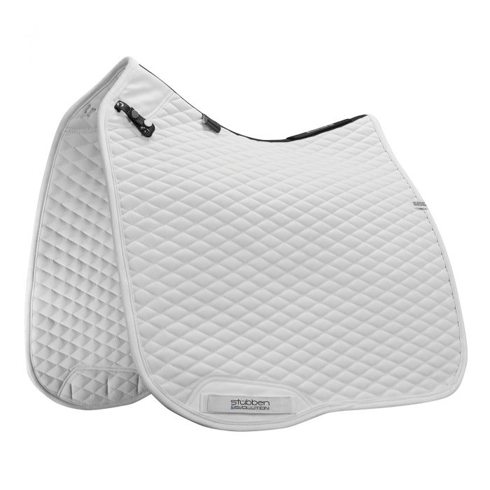 Streamline Saddle Pad Dressage White Large