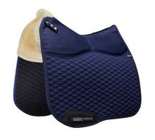 Load image into Gallery viewer, Streamline Adjuster Lambswool Saddle Pad Dressage
