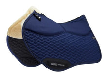 Load image into Gallery viewer, Streamline Adjuster Lambswool Saddle Pad Jump
