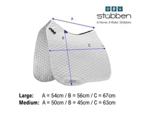Load image into Gallery viewer, Streamline Saddle Pad Dressage White Large
