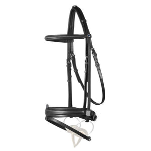 Leitrim 2300 Snaffle Bridle Special Dressage Noseband FS Black