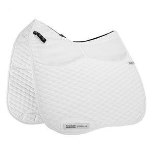 Streamline Adjuster Saddle Pad Dressage White Large
