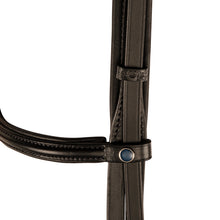 Load image into Gallery viewer, Leitrim 2300 Snaffle Bridle Combined Noseband Black FS

