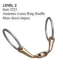 Load image into Gallery viewer, Anatomic Loose Ring Snaffle Double Broken Copper Bit 2223 - Pre Order
