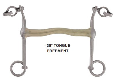 Weymouth Tongue Freement -30° Copper Mouth Bit 2990 - Pre Order