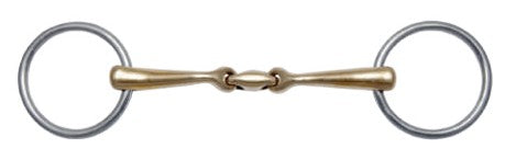 Quick Contact Bradoon Loose Ring Double Broken Copper Mouth Bit 2923 - Pre Order