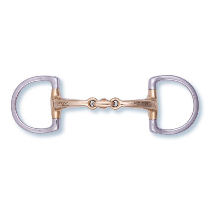Anatomic D-Ring Double Broken Copper Mouth Bit 2252 - Pre Order