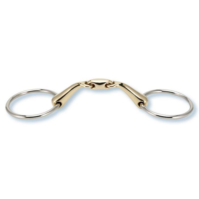 Anatomic Loose Ring Snaffle Double Broken Copper Bit 2223 - Pre Order