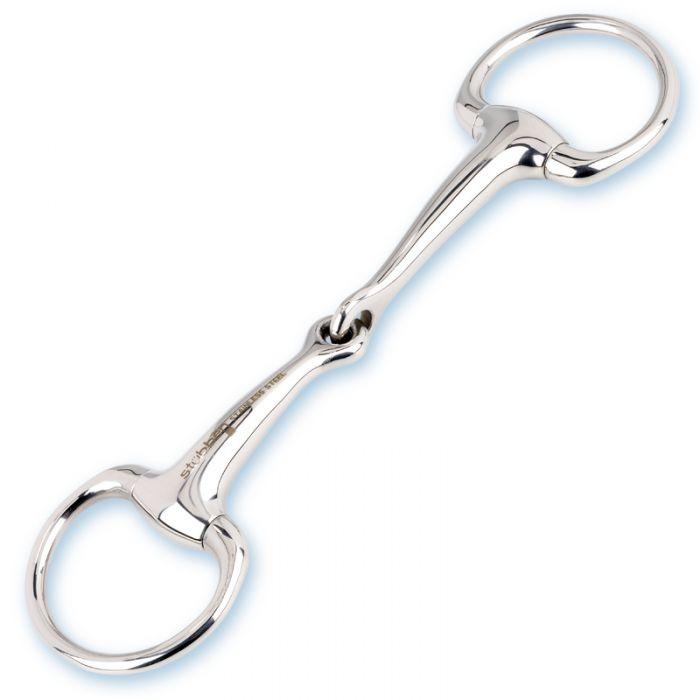 Bradoon Single Jointed Eggbutt Bit 1114