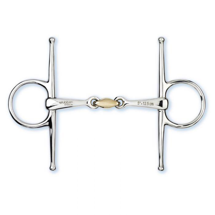 Full Cheek Snaffle Double Broken Copper Link Bit 2270 - Pre Order
