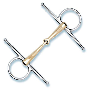 Full Cheek Snaffle Single Jointed Copper Mouth Bit 2276 - Pre Order