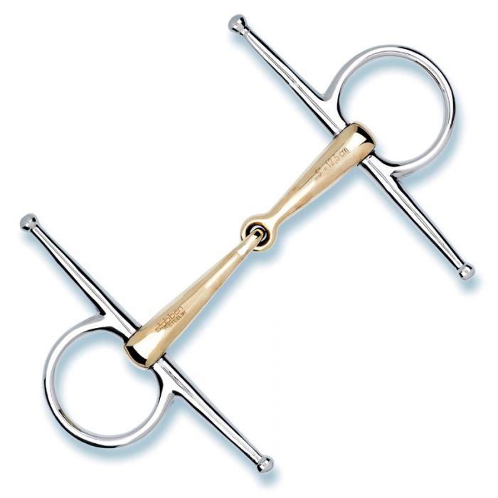 Full Cheek Snaffle Single Jointed Copper Mouth Bit 2276 - Pre Order