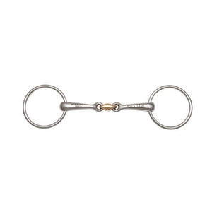 Loose Ring Snaffle Double Broken Copper Link (14mm Thickness) 2220 - Pre Order
