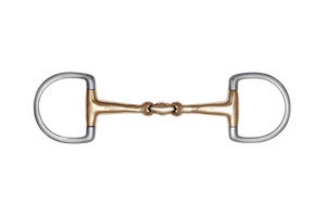 Quick Contact D-Ring Double Broken Copper Mouth Bit 2453 - Pre Order