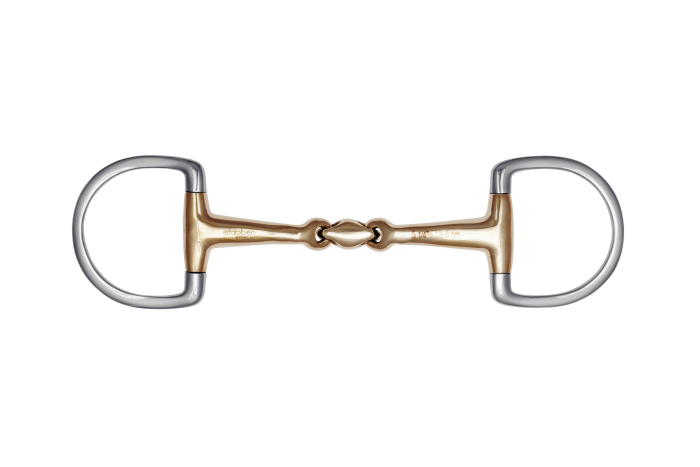 Quick Contact D-Ring Double Broken Copper Mouth Bit 2453 - Pre Order