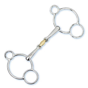 3-Ring Gag Double Broken Copper Link Bit 2280 - Pre Order