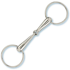 Hollow Single Jointed Loose Ring Snaffle Bit 1110