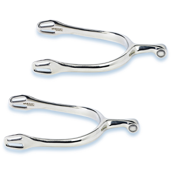 Dynamic Dressage Unisex 35mm Neck No Rowel Spurs 1170 - Pre Order